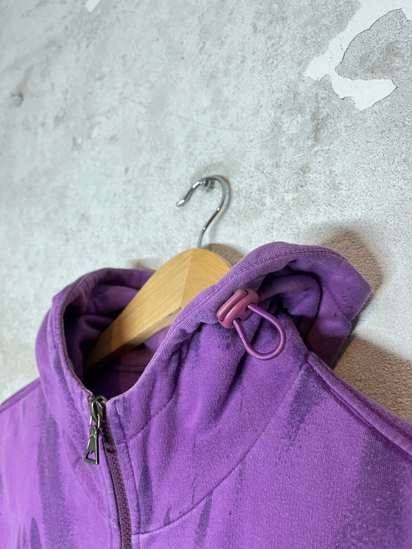 Maharishi x Futura purple rain hooded vest sweater - M