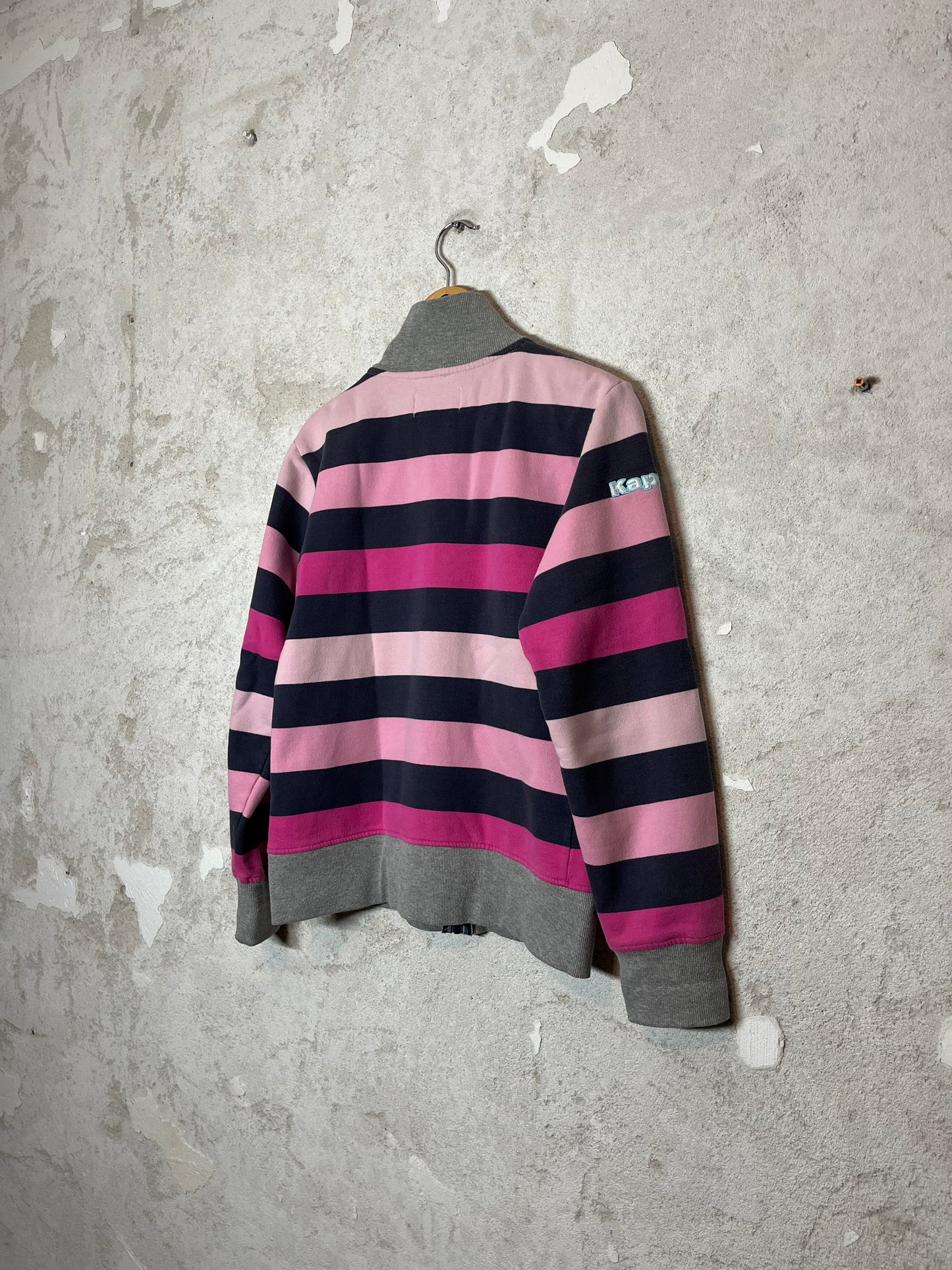 Kappa vintage retro zip-up sweater - L