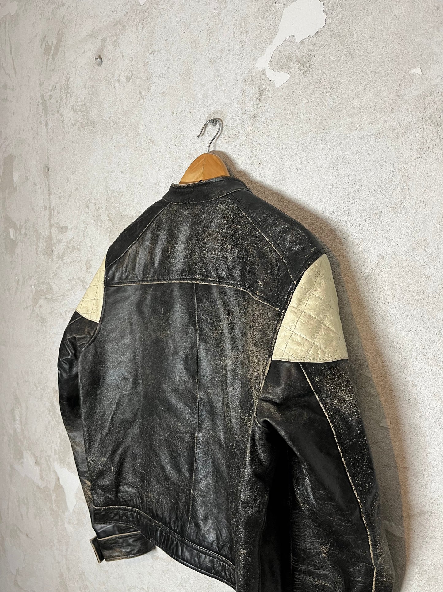 Redskins vintage leather motor jacket - L