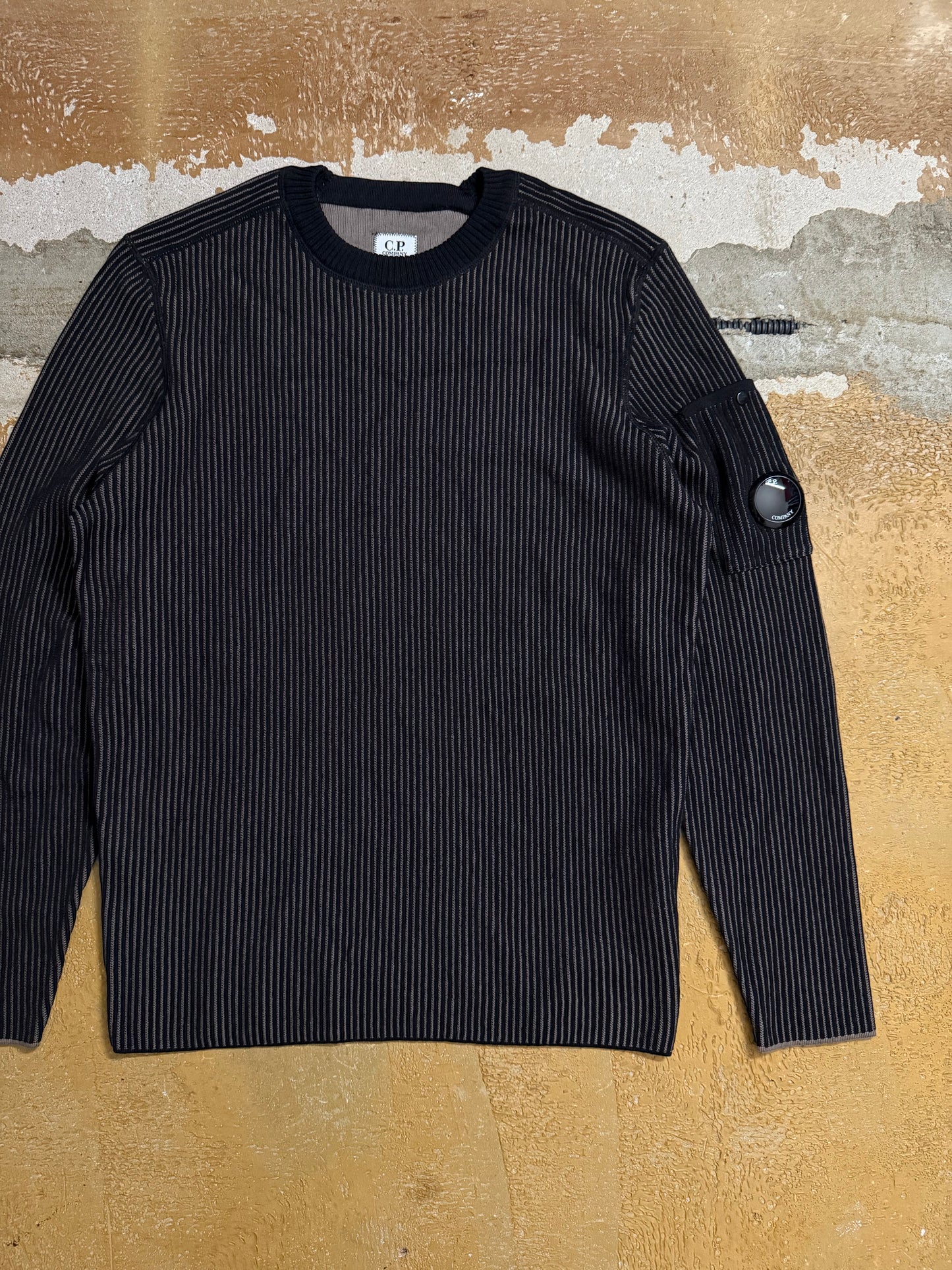 CP Company ribbed knit wool sweater - M