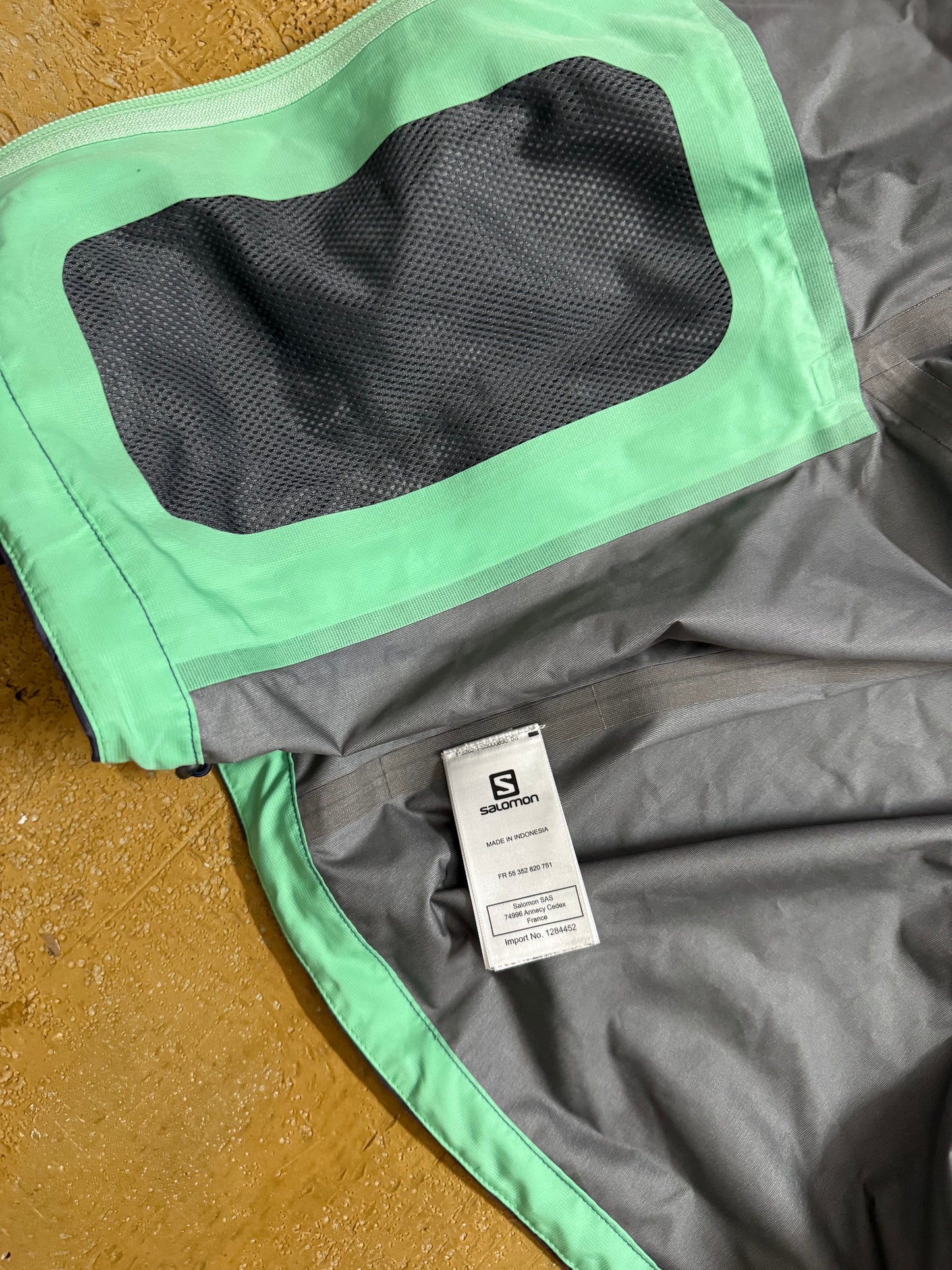 Salomon Clima Pro Storm rain jacket armpit zipper - M