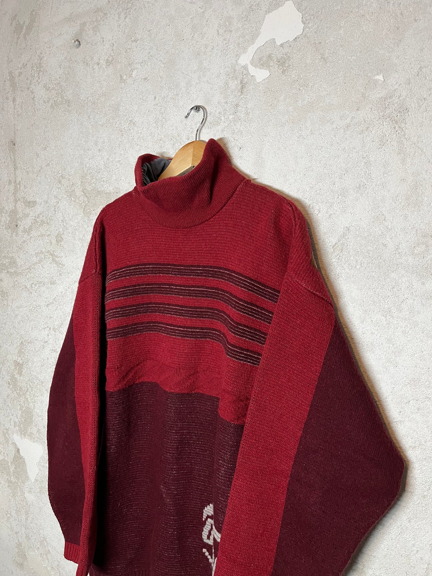 Oxbow ski snowboard heavy knit sweater - XL