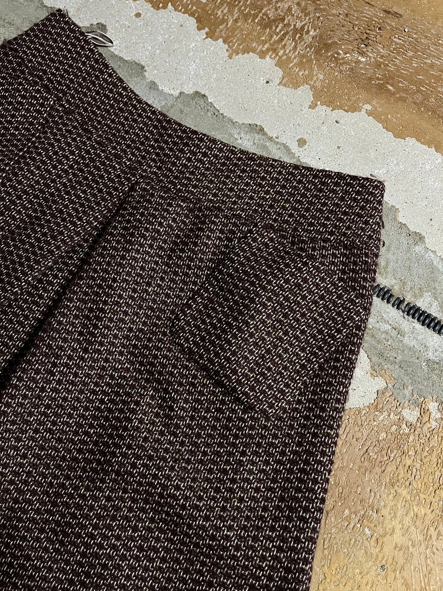 Celine vintage 100% virgin wool skirt - M