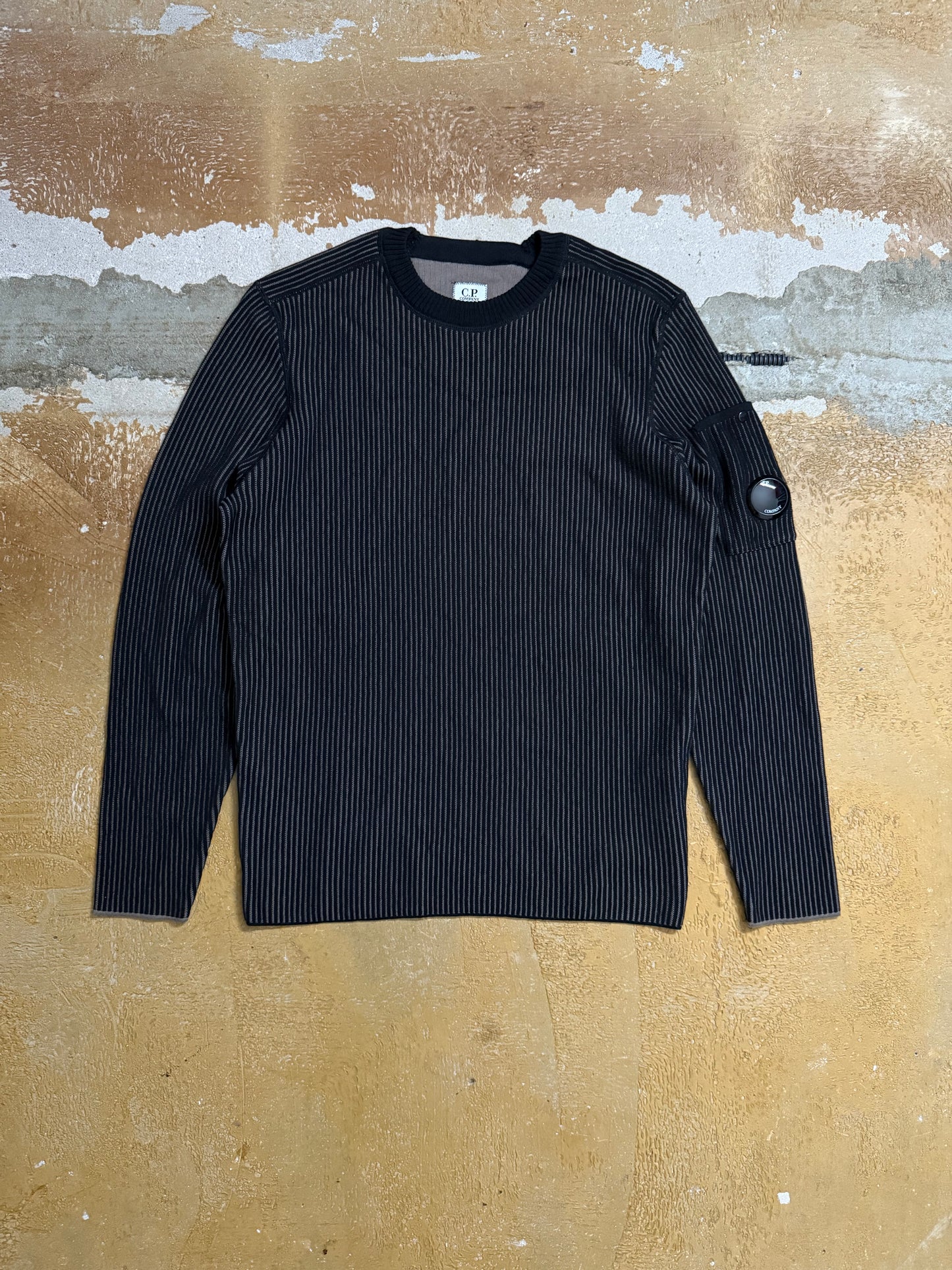CP Company ribbed knit wool sweater - M