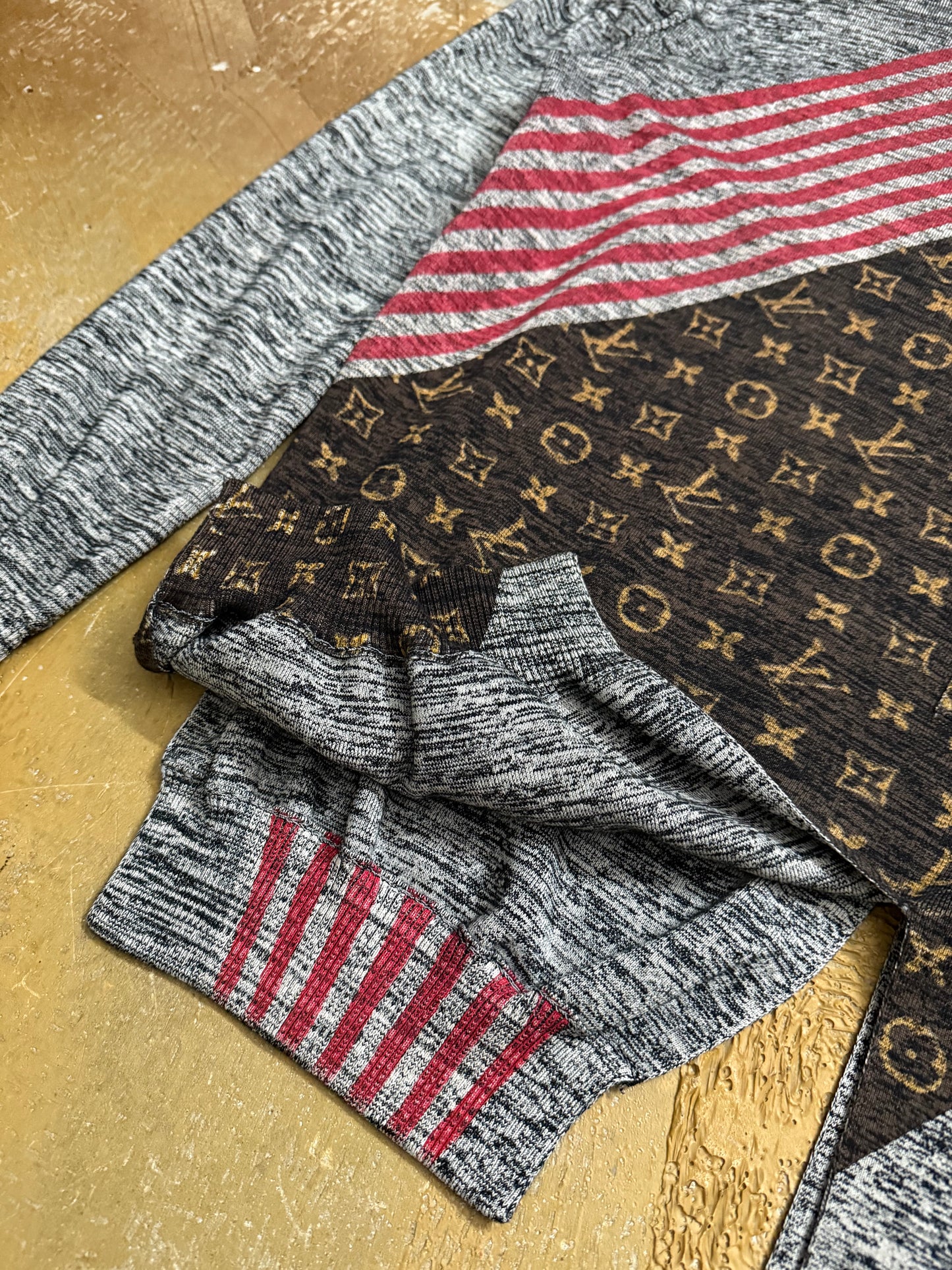 Louis Vuitton vintage monogram knit sweater - S