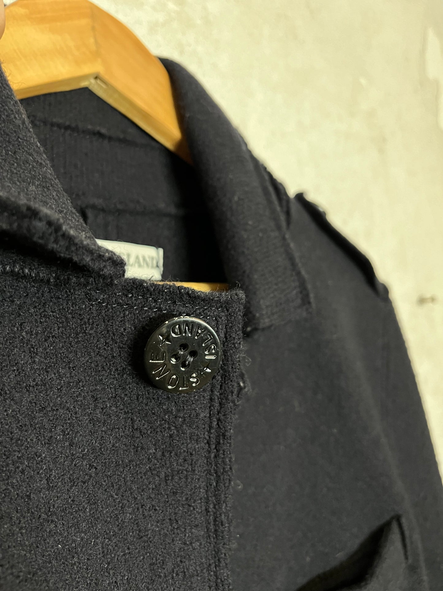 Stone Island vintage wool trenchcoat jacket - XL