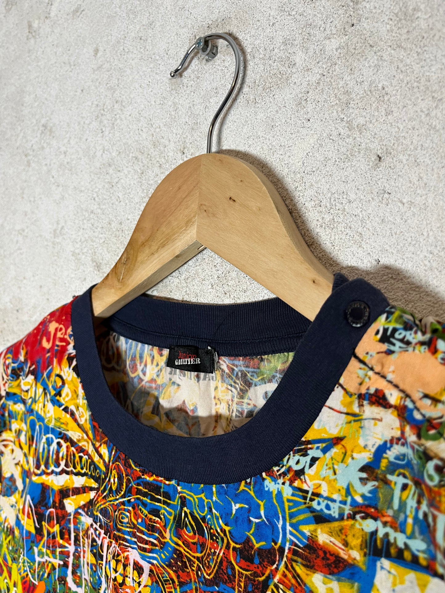 Jean Paul Gaultier multicolor drawing top