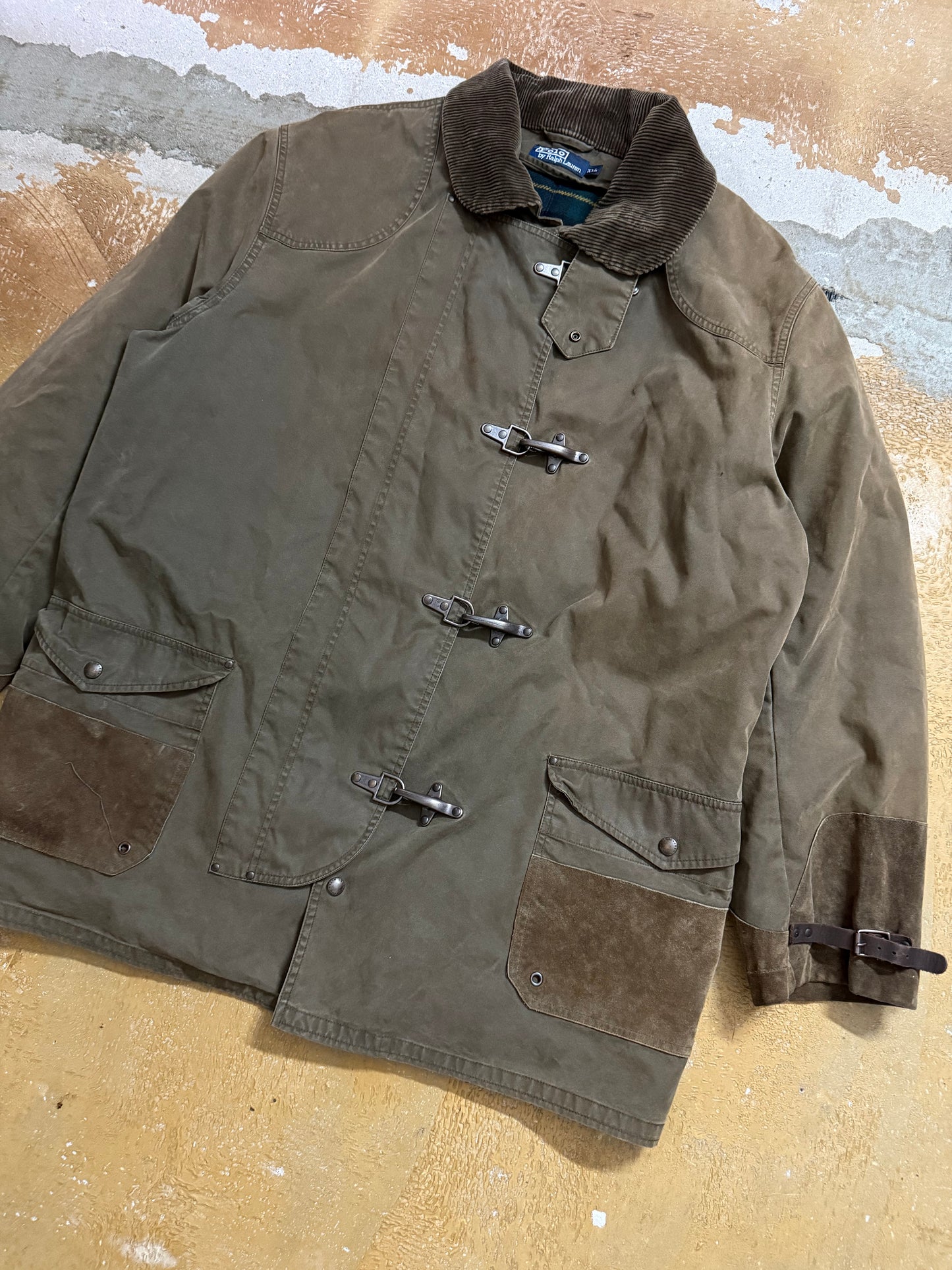Ralph Lauren fireman lobster clasp removable lining jacket - XXL