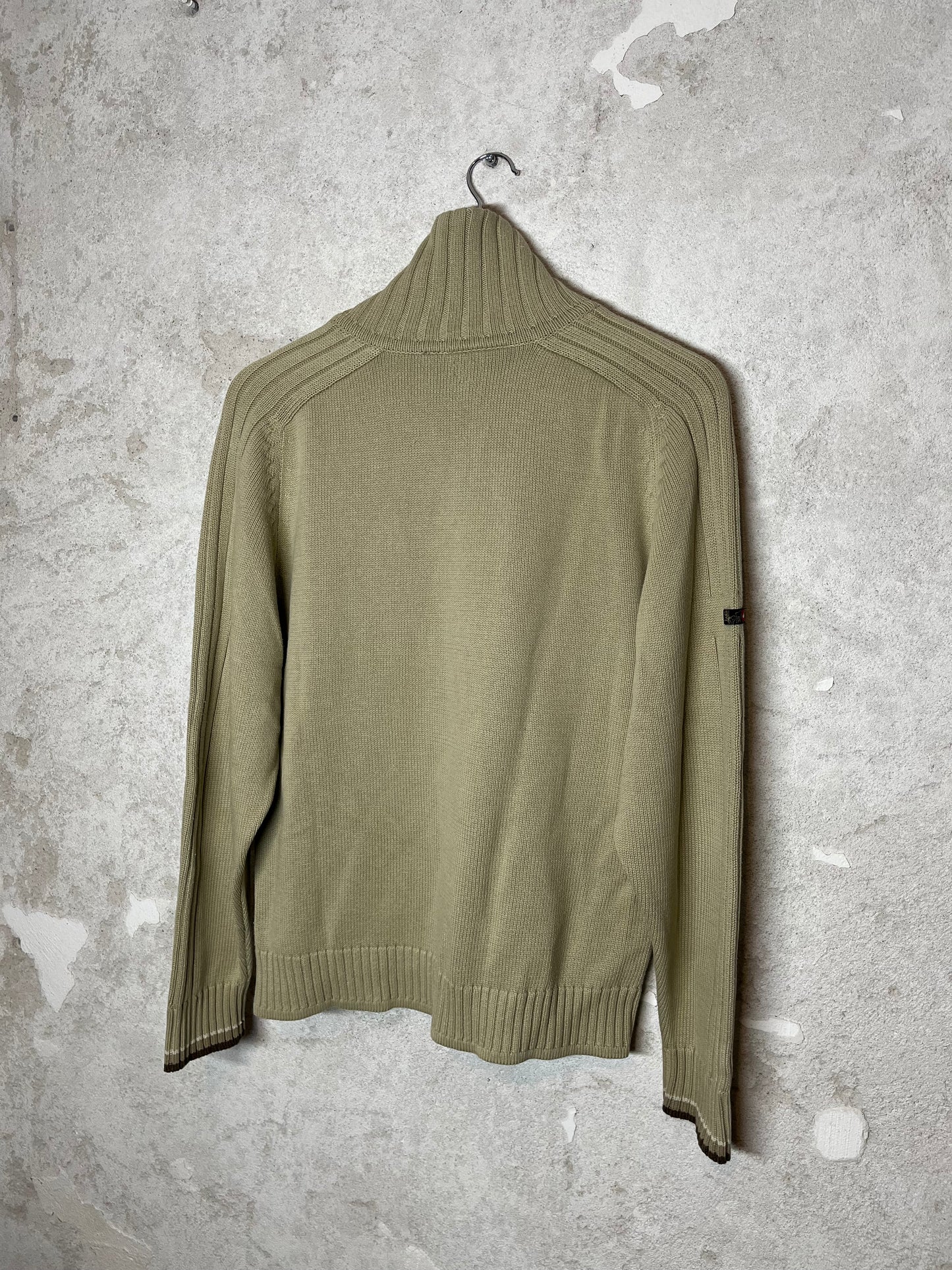 Quiksilver vintage retro 2000s assymetrical knit sweater - S