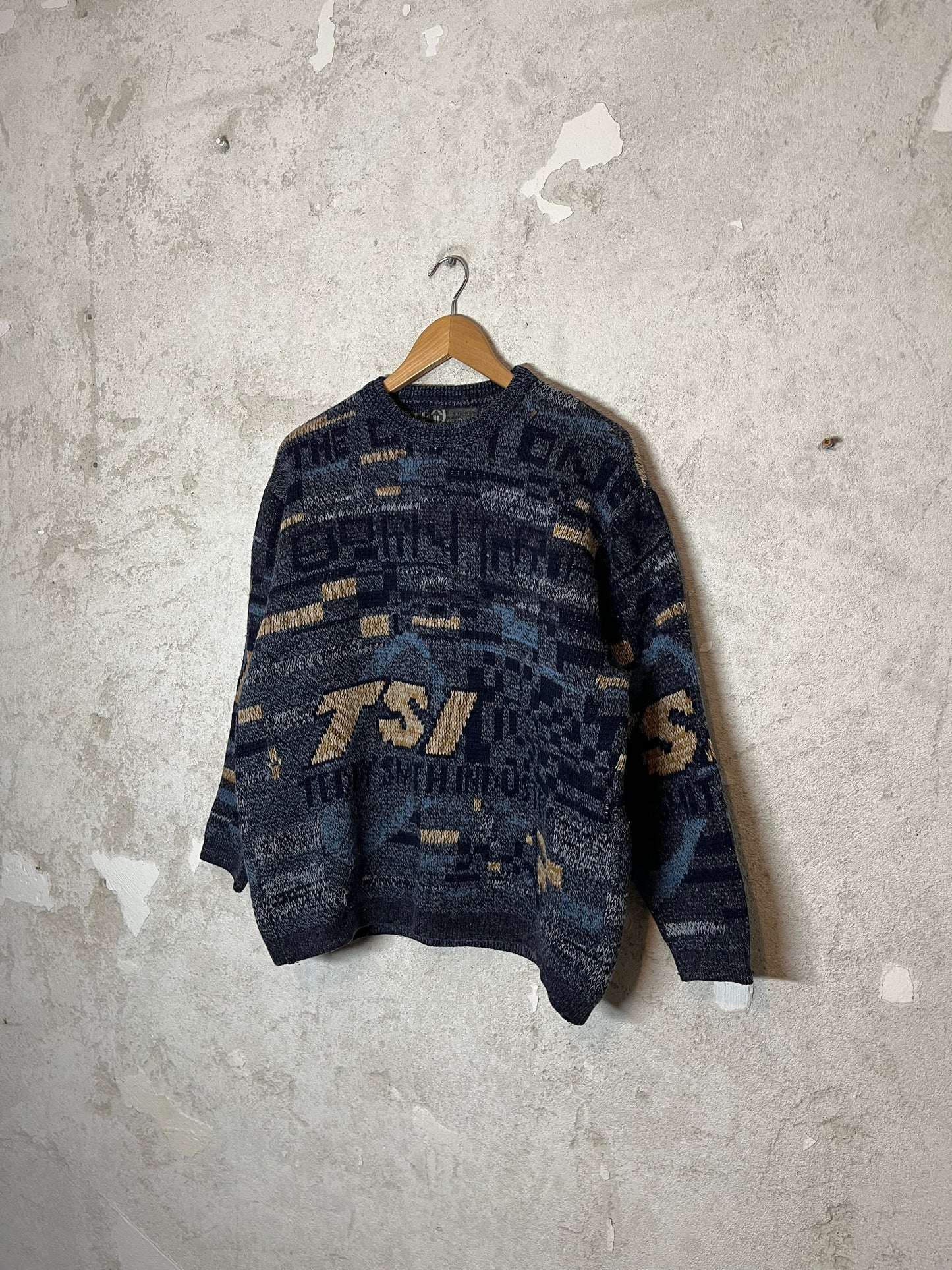 TSI heavy ski knit sweater - S