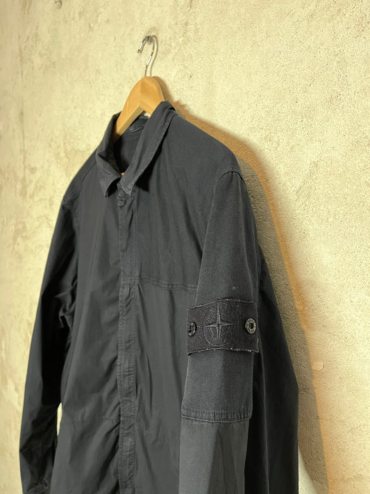 Stone Island Shadow Project overshirt with zipper - XL