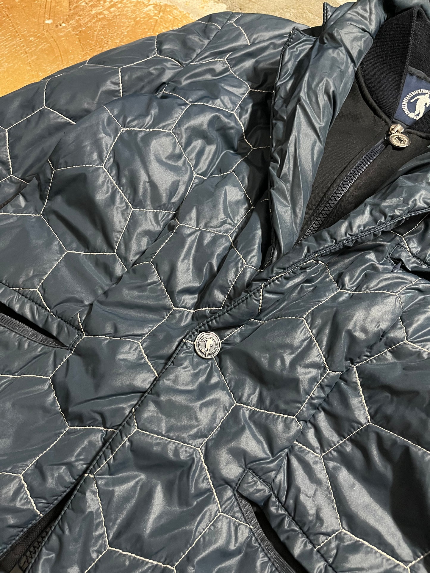 Dirk Bikkembergs quilted winter jacket - L