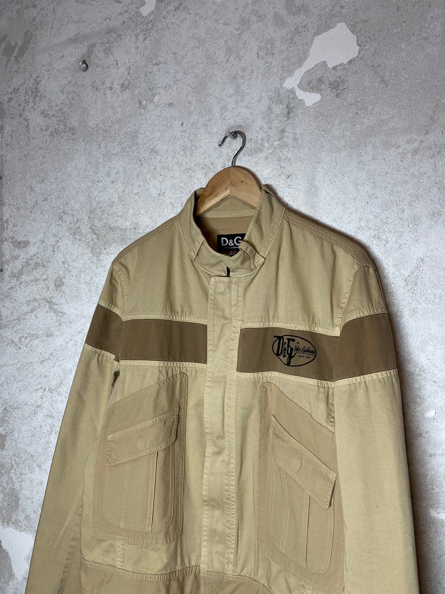 Dolce & Gabanna cargo multipocket 2000s jacket - S