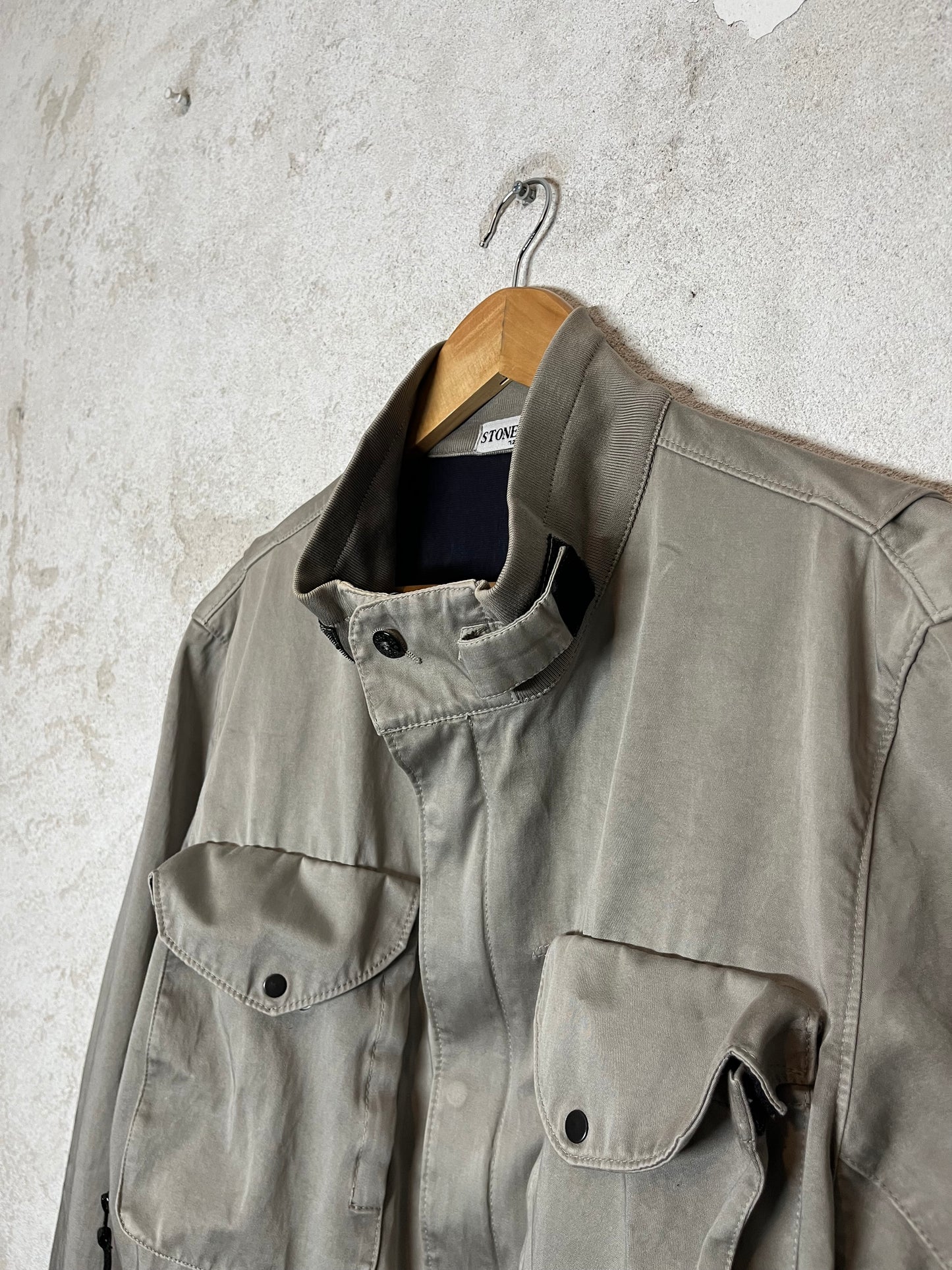 Stone Island multipocket field jacket special material - L