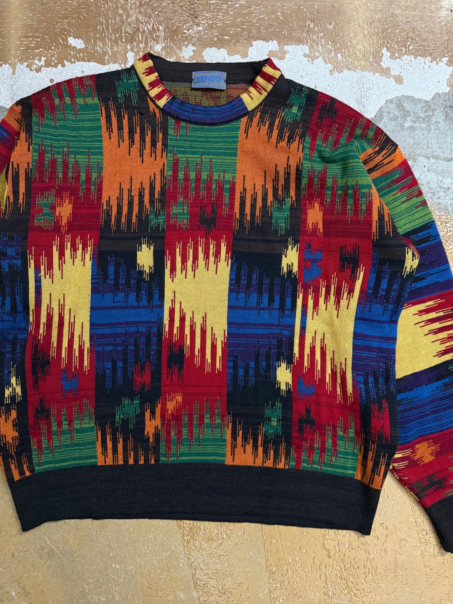 Kenzo wool knit sweater - M