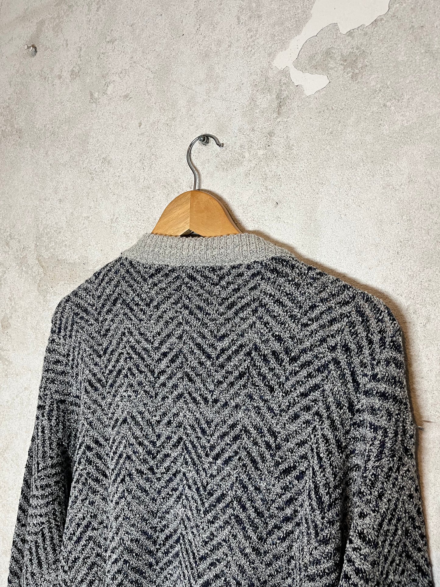 Fiume vintage coogi style knit sweater - M/L