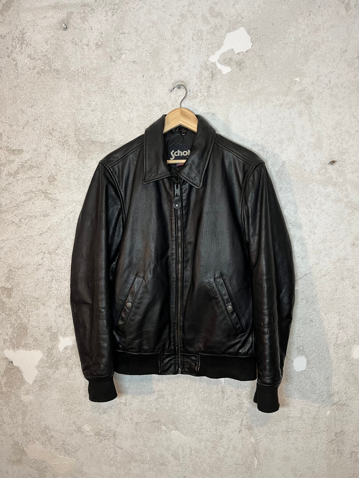 Schott NYC usa leather motor jacket - M