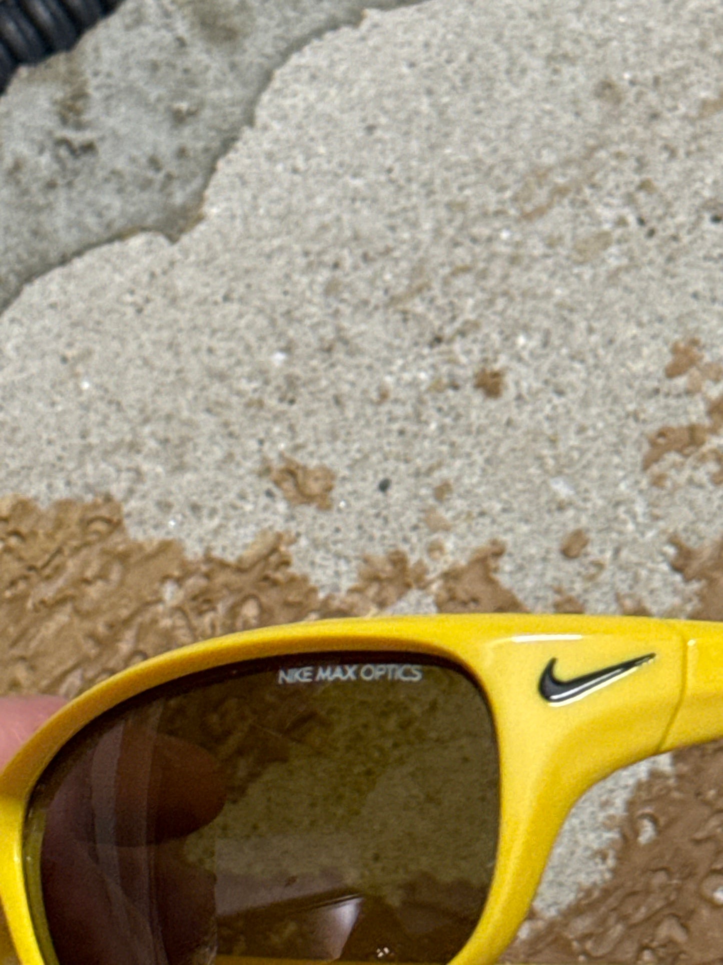 Vintage yellow Nike Rabid EV0603 703 sunglasses