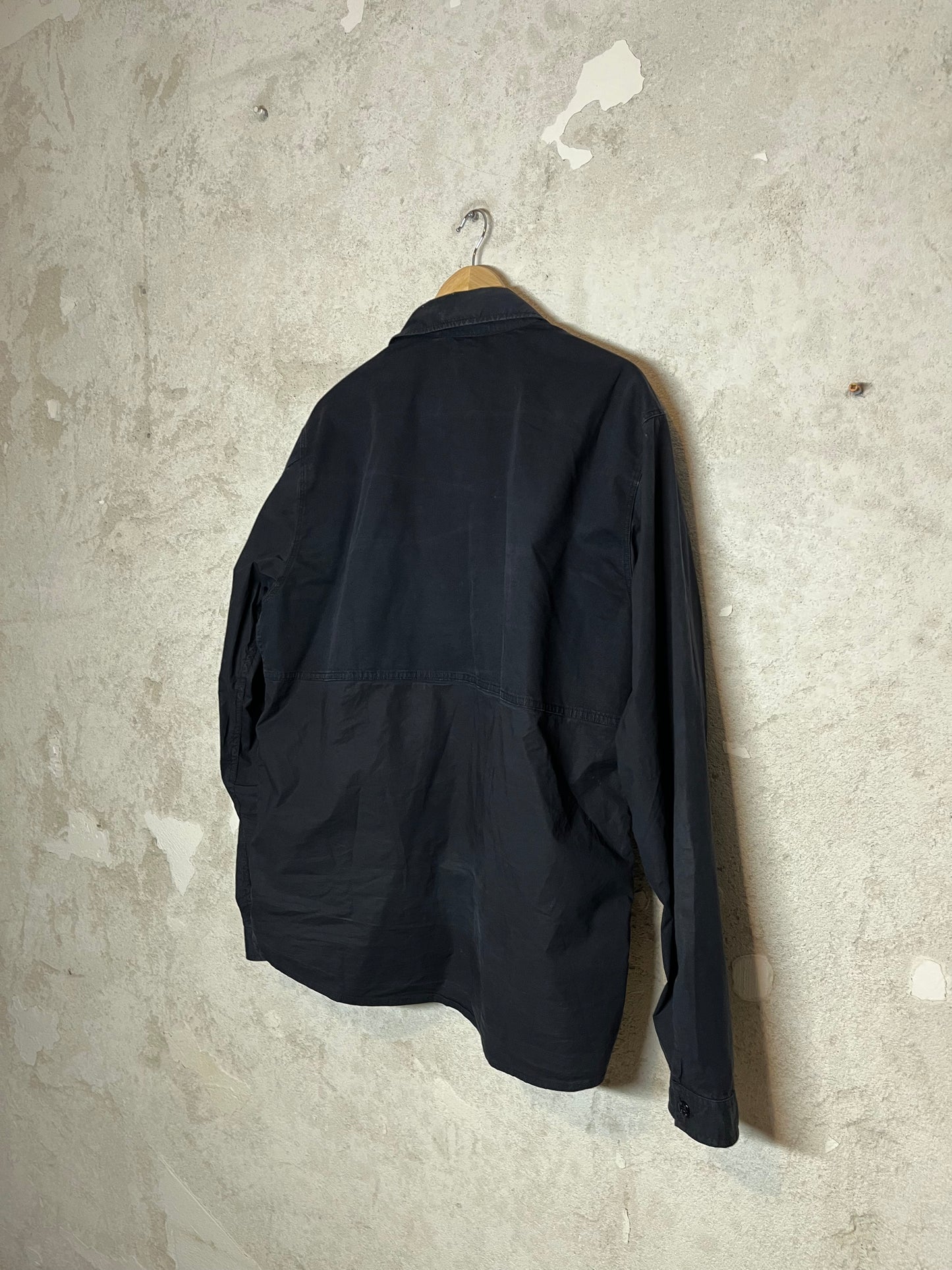 Stone Island Shadow Project overshirt with zipper - XL