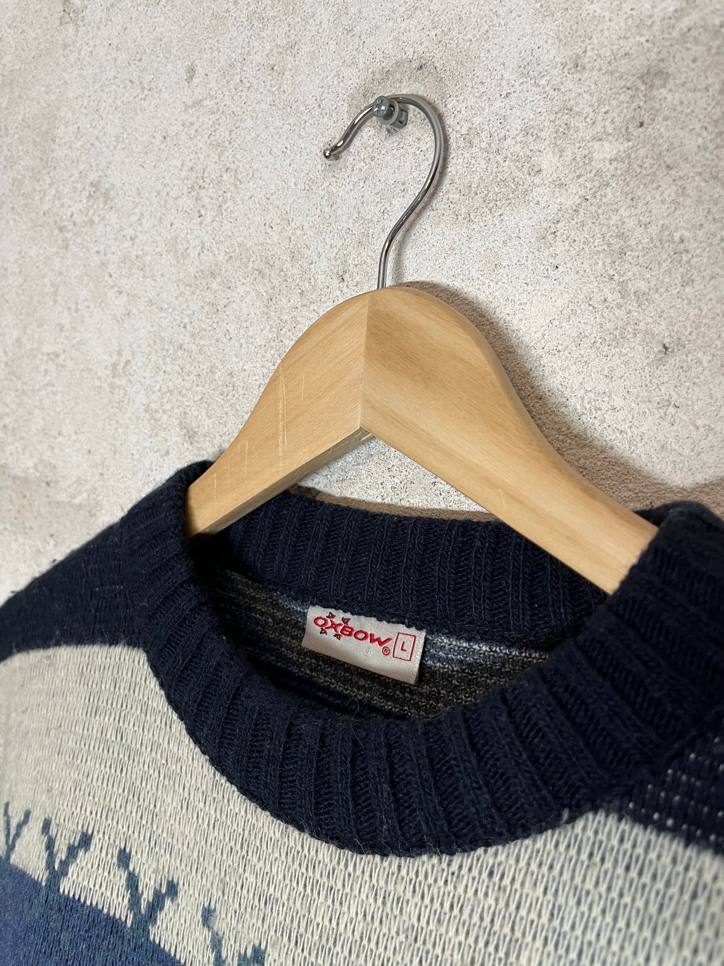 Oxbow vintage 90s ski knit sweater - L