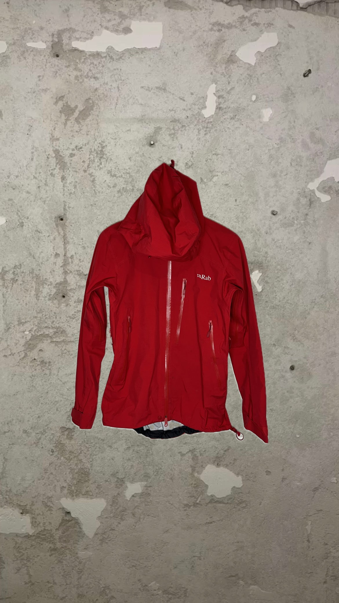 Rab raincoat jacket red - S